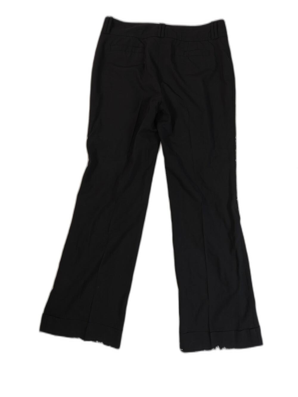 Womens Banana Republic Martin Fit Dress Pants Black Size 12L